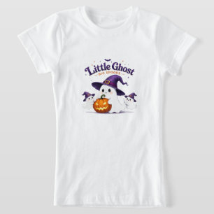 Klein spookje grote griezels Schattig Halloween T-shirt
