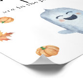Klein spookje - Hoeveel pompoenen Poster (Hoek)