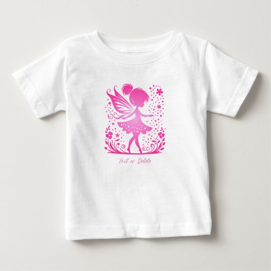 Klein sprookjesjurkje voor baby's T-shirt (Voorkant)