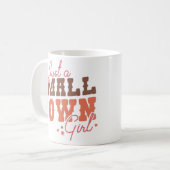 klein stadje meisje koffiemok (Voorkant links)