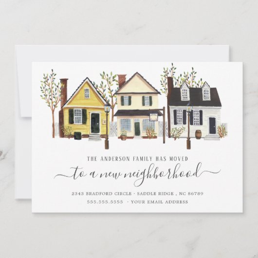 Klein stadsgebied | Verplaatsingsaankondiging Kaart (Voorkant)