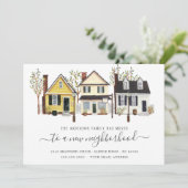 Klein stadsgebied | Verplaatsingsaankondiging Kaart (Staand voorkant)