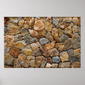 Klein-steenwand Poster (Voorkant)