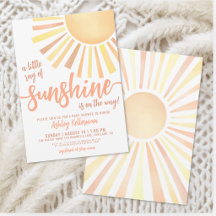Klein Straaltje Zonneschijn Boho Baby Shower Uitno