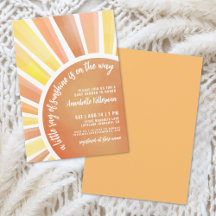 Klein Straaltje Zonneschijn Boho Baby Shower Uitno