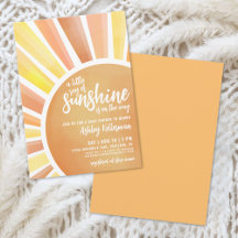 Klein Straaltje Zonneschijn Boho Baby Shower Uitno