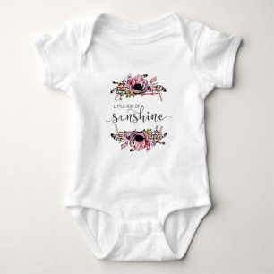 Klein Straaltje Zonneschijn   Boho Chic Baby Meisj Romper