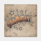 KLEIN! stripboek Steampunk Pop Magneet (Voorkant)