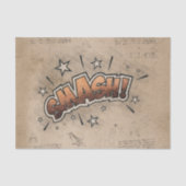 KLEIN!  stripboek Steampunk Pop Tissuepapier (Voorkant)