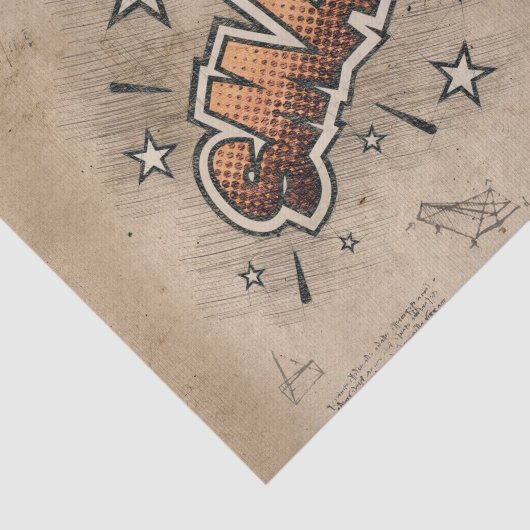 KLEIN! stripboek Steampunk Pop Tissuepapier (Detail)