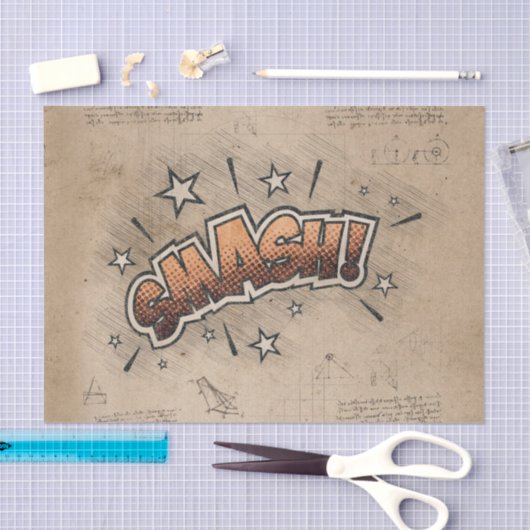 KLEIN! stripboek Steampunk Pop Tissuepapier (Craft)