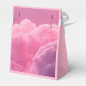 Klein stukje Heaven Pink Baby shower Bedankdoosjes (Achterkant)