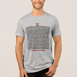 Klein stukje Pi Tri-Blend Shirt