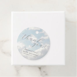 Klein stukje van de hemel Baby shower dromerig Bedankjes Labels