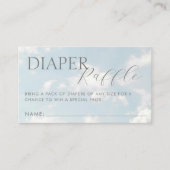 Klein stukje van de hemel Baby shower dromerig Informatiekaartje (Voorkant)