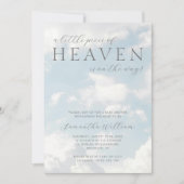 Klein stukje van de hemel Baby shower dromerig Kaart (Voorkant)