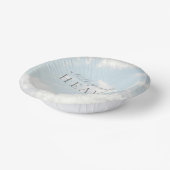 Klein stukje van de hemel Baby shower dromerig Papieren Kommen (Gebogen)