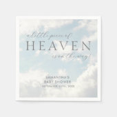 Klein stukje van de hemel Baby shower Eenvoudig Servet (Voorkant)