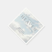 Klein stukje van de hemel Baby shower Eenvoudig Servet (Hoek)