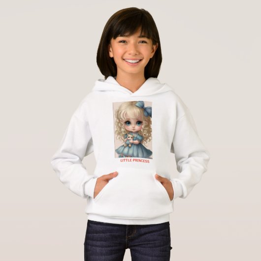 Klein T-shirt voor de kleine prinses in je leven (Voorkant volledig)