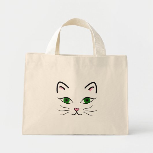Klein Tas - Kat gezicht (Voorkant)