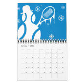 Klein tenniskalender voor coach, speler en ventila kalender (Jan 2026)