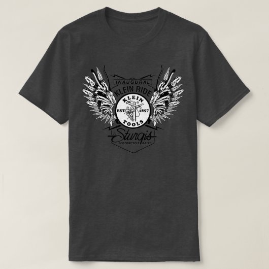 Klein Tools Klien Motorcycle Rally Est T-shirt (Design voorkant)