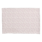 Klein Trailing Blok Print Floral - Roze Kussensloop (Voorkant)