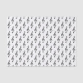 Klein Treble Clef Muzikaal Weefsel Papier (Voorkant)