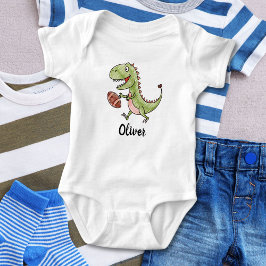 Klein Trex Speelt American Football Persoonlijk Romper