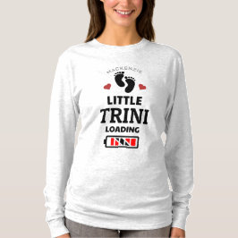 Klein Trini Laadt Zwangerschapsaankondiging T-shirt