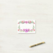 Klein tuinframe ontwerp post-it® notes (Op bureau)
