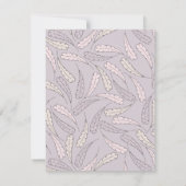 Klein Turkije Meisje Herfst Baby shower Dank u kaa Kaart (Achterkant)