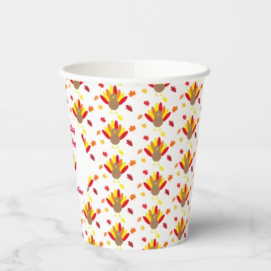 klein Turkije onderweg Papieren Bekers (Links)