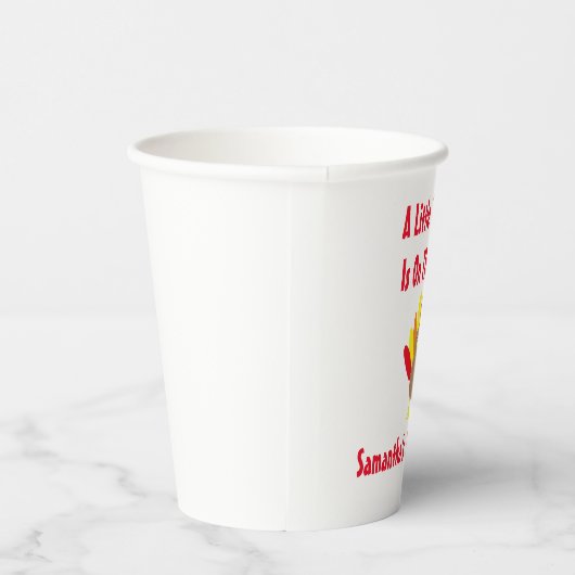 klein Turkije onderweg Papieren Bekers (Rechts)