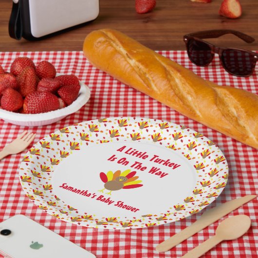 klein Turkije onderweg Papieren Bordje (Picknick)