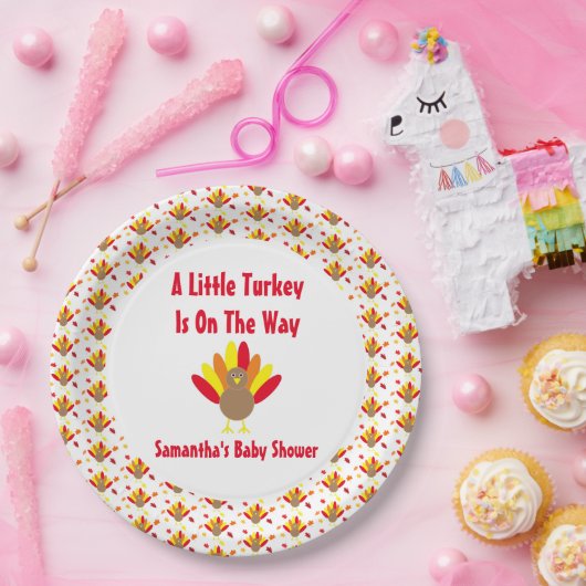 klein Turkije onderweg Papieren Bordje (Feest)