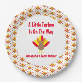 klein Turkije onderweg Papieren Bordje (Voorkant)