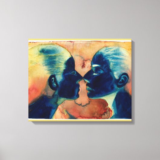 Klein tussen 2007 canvas afdruk (Voorkant)