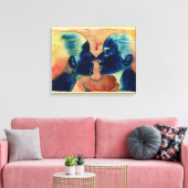 Klein tussen 2007 canvas afdruk (Insitu (Woonkamer))