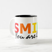 KLEIN TWEEKLEURIGE KOFFIEMOK (Voorkant links)