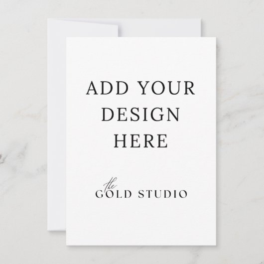 Klein uitnodigings sjabloon (4.5 x 6.25)  kaart (Voorkant)