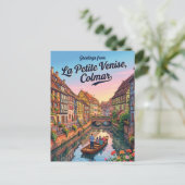 Klein Venetië Frankrijk Briefkaart (Staand voorkant)