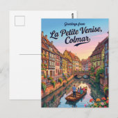 Klein Venetië Frankrijk Briefkaart (Voorkant / Achterkant)