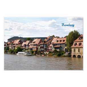 Klein Venetië in Bamberg Foto Afdruk