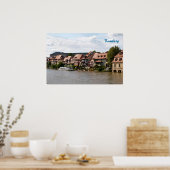 Klein Venetië in Bamberg Poster (Keuken)