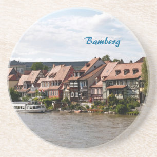 Klein Venetië in Bamberg Zandsteen Onderzetter