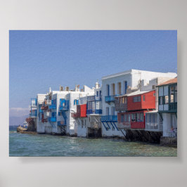 Klein Venetië in Mykonos Poster