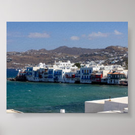 Klein Venetië in Mykonos Poster