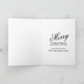 Klein verhaal met kerstboom feestdagen kaart (Binnen)